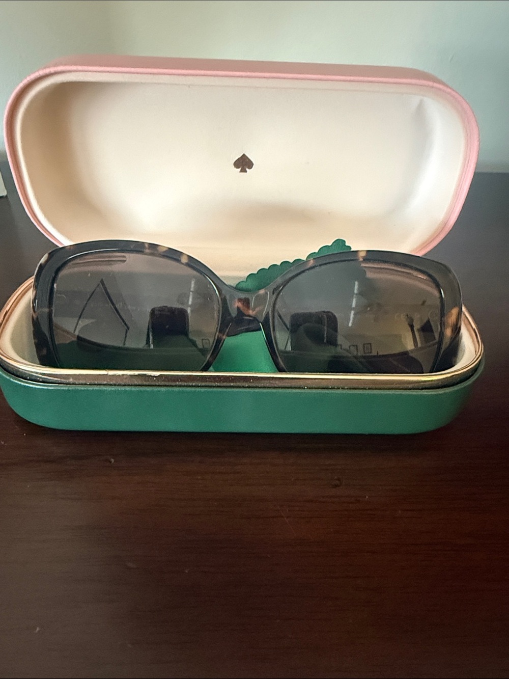 Kate Spade Oversized Tortoiseshell Sunglasses - Brown Gradient Lenses